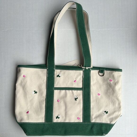 Universal Thread Handbags - Universal Thread Floral Embroidered Canvas Tote Bag